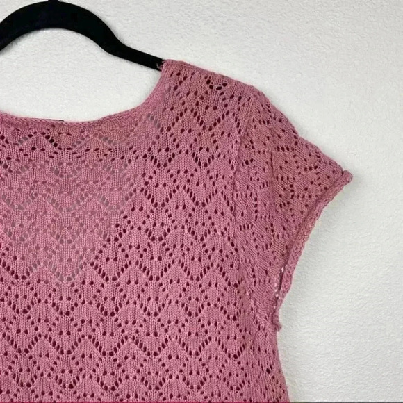 AXCESS Crochet Knit Top - Picture 9 of 12